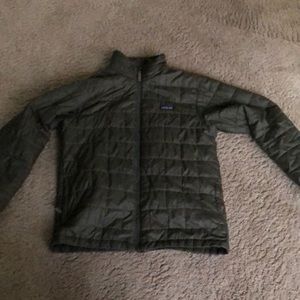 Green Patagonia jacket